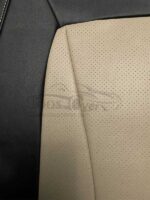 روکش صندلی بسترن B50 چرم خارجی مشکی کرم - کد 9098 - Image 2