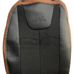 روکش صندلی MVM ام وی ام X22 و X22 پرو بغل چرم وسط پارچه رنگ مشکی مارون فابریکی کد 4548