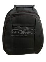 روکش صندلی هایما s5 چرم مشکی دوخت قرمز کد 1232