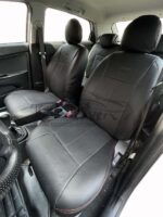 روکش صندلی ام وی ام 315 چرم مشکی دوخت قرمز کد 12021