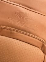 روکش صندلی خودرو چری تیگو 7 TIGGO جنس چرم رنگ مارون پرتقالی - Image 4