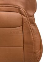 روکش صندلی خودرو چری تیگو 7 TIGGO جنس چرم رنگ مارون پرتقالی - Image 2