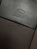 روکش صندلی خودرو هیوندا I20 چرم خارجی مشکی قهوه ای کد 4121 - Image 4