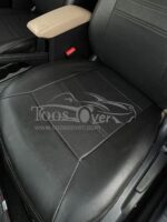 روکش صندلی بسترن B30 چرم مشکی کد 6102 - Image 2