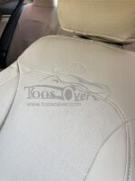 روکش صندلی هیوندا النترا 2017 تا 2019 چرم کرم استخوانی - Image 2