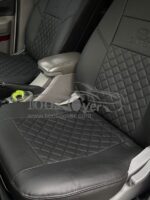 روکش صندلی خودرو کاپرا 1 چرم مشکی کد 1208 - Image 2