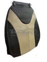 روکش صندلی جک J5 چرم مشکی کرم - Image 4