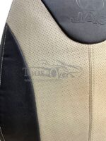 روکش صندلی جک J5 چرم مشکی کرم - Image 5