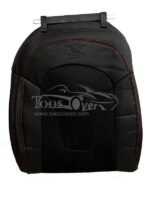 روکش صندلی هایما  s7 چرم وسط پارچه اسپایس تنفسی رنگ مشکی دوخت قرمز کد 8961