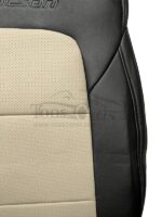 روکش صندلی توسان 2016 تا 2018 چرم مشکی کرم کد 11990 - Image 2