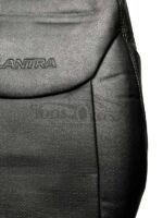 روکش صندلی هیوندا النترا 2011 تا 2016 عقب یک تکه چرم مشکی کد 2635 - Image 2