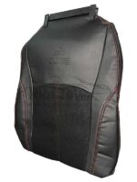 روکش صندلی خودرو نیسان جوک چرم وسط پارچه اسپایس مشکی دوخت قرمز - Image 3