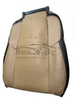 روکش صندلی خودرو تویوتا رافور RAV4 چرم خارجی کرم مشکی - کد 1232 - Image 3