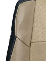 روکش صندلی خودرو تویوتا رافور RAV4 چرم خارجی کرم مشکی - کد 1232 - Image 2