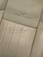 روکش صندلی خودرو هیوندا جنسیس سدان چرم خارجی رنگ مشکی کرم -کد 1116 - Image 4