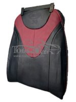 روکش صندلی خودرو ام وی ام 110 جدید چرم خارجی مشکی زرشکی - کد 6128 - Image 2