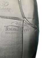 روکش صندلی خودرو تویوتا پرادو 2016 تا 2017 چهار در چرم خارجی مشکی - کد 4501 - Image 3