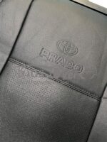 روکش صندلی خودرو تویوتا پرادو دو درب مدل 2010 تا 2014 چرم خارجی مشکی کد 1890 - Image 4