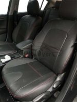 روکش صندلی مزدا۳ چرم مشکی دوخت قرمز