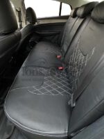 روکش صندلی چری آریزو 6 چرم مشکی دوخت سفید کد 4036 - Image 4