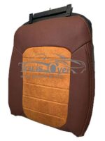 روکش صندلی ام وی ام X33 جدید چرم وسط مخمل مارون - کد 9102 - Image 3
