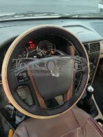 دور فرمان چرم مصنوعی کرم مشکی