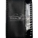 دور فرمان چرم مصنوعی سوزنی مشکی