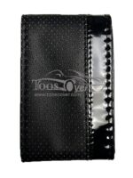 دور فرمان چرم مصنوعی سوزنی مشکی