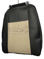 روکش صندلی خودرو رنو فلوئنس چرم خارجی کرم مشکی کد 1425 - Image 3