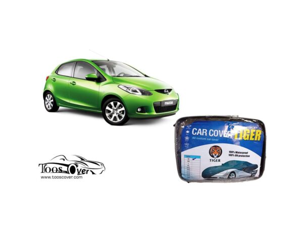 چادرخودرو مزدا 2 چهار فصل پشت پنبه ای مدل TIGER