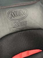 روکش صندلی خودرو ام وی ام ایکس 55 پرو – mvm x55 pro چرم و پارچه مشکی و قرمز -کد 1123 - Image 4