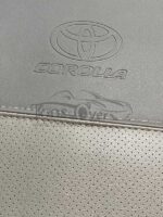 روکش صندلی خودرو تویوتا کرولا 2014 تا 2018 چرم کرم کد 1536 - Image 4