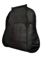 روکش صندلی خودرو هیوندا جنسیس کوپه FX چرم خارجی مشکی دوخت قرمز - Image 3