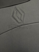 روکش صندلی خودرو رنو کپچر چرم طوسی مشکی - Image 4