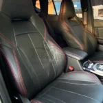 روکش صندلی هایما s8 چرم مشکی دوخت قرمز کد 4322