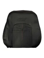 روکش صندلی پژو 407 چرم مشکی دوخت قرمز - کد 9026