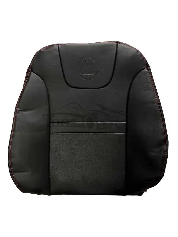 روکش صندلی کلوت مکث موتور چرم مشکی دوخت قرمز کد9037