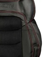 روکش صندلی خودرو فیدلیتی پنج نفره چرم وسط اسپایس مشکی دوخت قرمز کد 9028 - Image 2