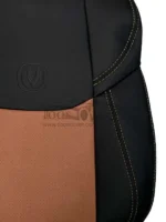 روکش صندلی خودرو چانگان cs35 چرم مشکی مارون - کد 1071 - Image 2