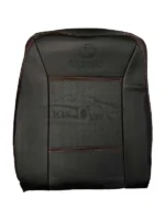 روکش صندلی سابرینا چرم مشکی دوخت قرمز کد 1841