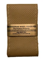 دور فرمان دوختی چرم طبیعی سوزنی کرم