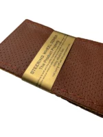 دور فرمان دوختی چرم طبیعی سوزنی مارون