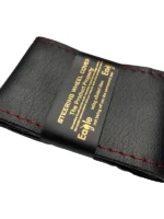 دور فرمان دوختی چرم مصنوعی مشکی