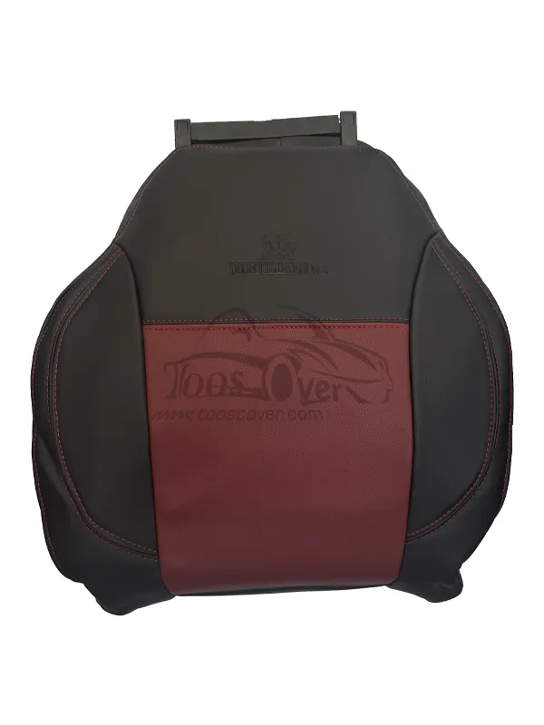 روکش صندلی برلیانس 230-220 چرم مشکی وسط زرشکی