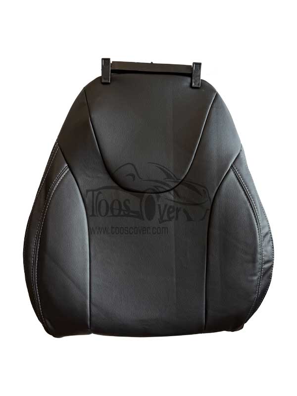 روکش صندلی تیگارد X35 چرم مشکی دوخت طوسی