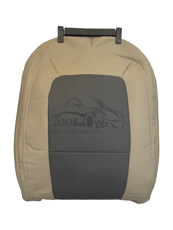 روکش صندلی ام جی 550 چرم کرم وسط طوسی