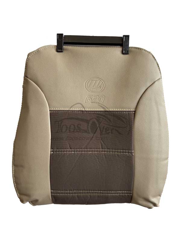 روکش صندلی لیفان 620 چرم وسط پارچه کرم