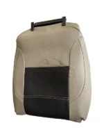 روکش صندلی رنو داستر چرم کرم وسط مشکی