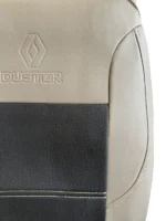 روکش صندلی رنو داستر چرم کرم وسط مشکی