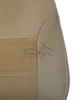 روکش صندلی لیفان 620 چرم وسط پارچه کرم